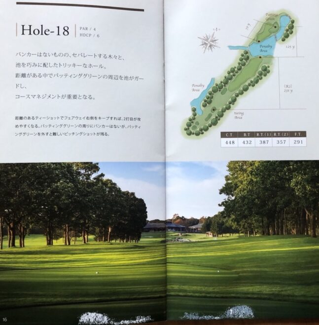 18番ホール画像