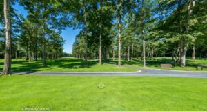 クラブハウス側からみたコース画像