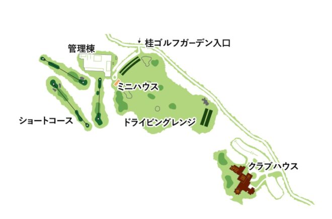 練習場の場所の地図画像